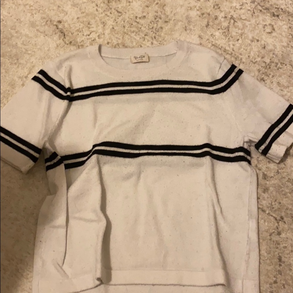 White crop top
